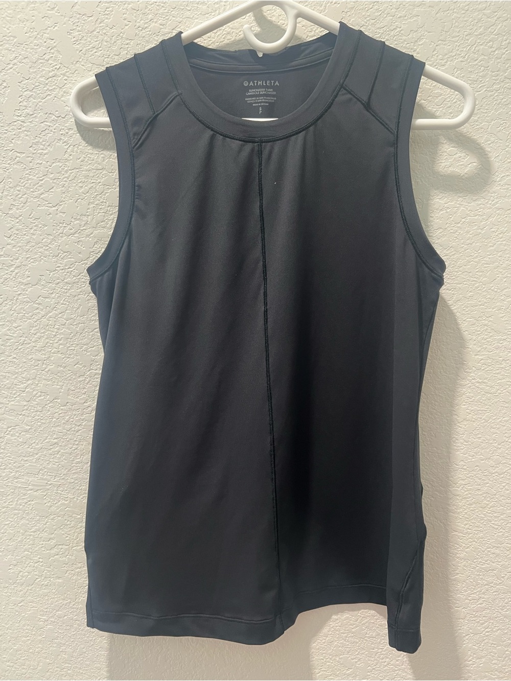 Athleta Sunchaser Tank Black Sleeveless Athletic Top Size Small - Picture 1 of 3